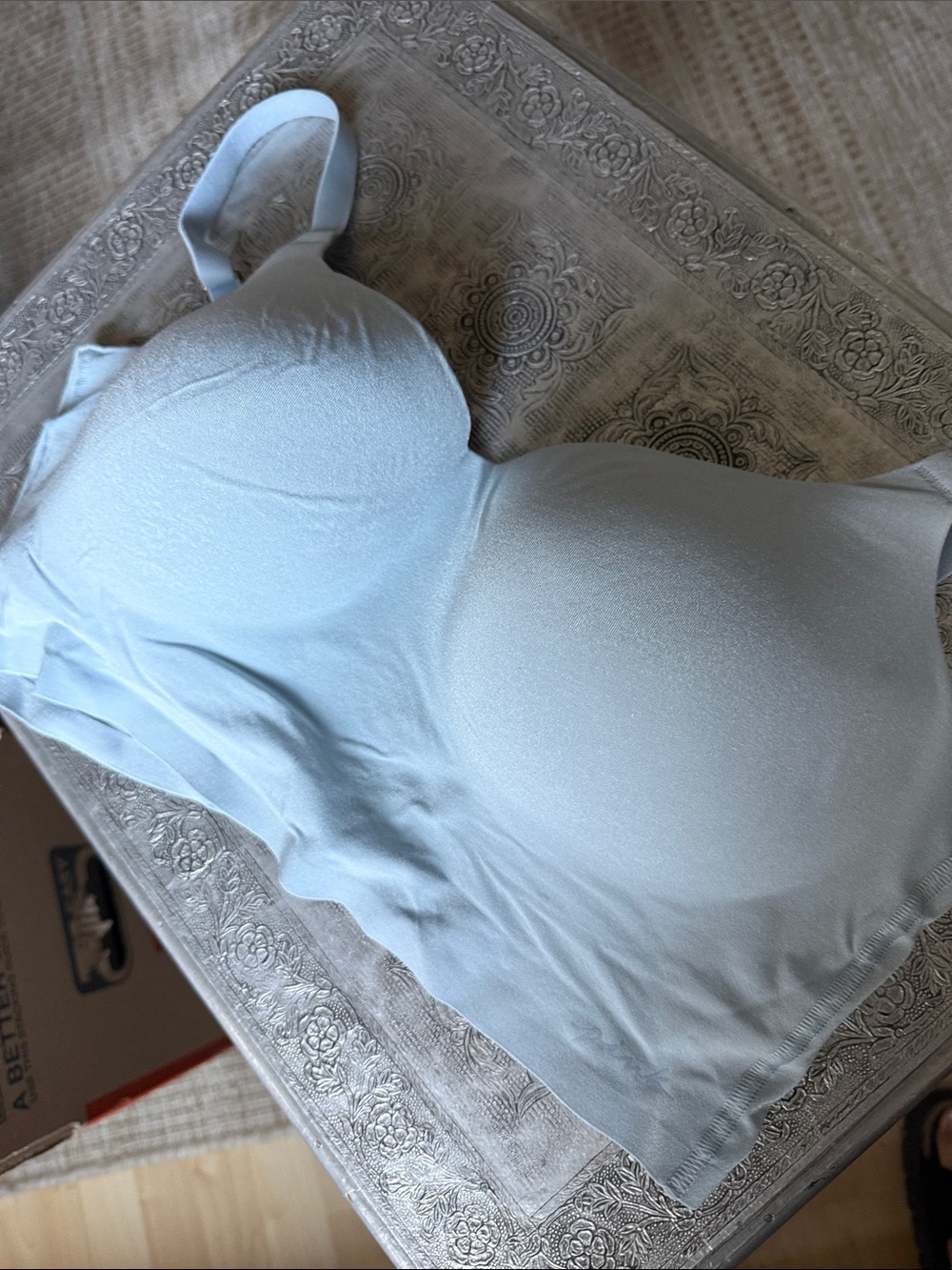 Victoria's Secret Light Blue Seamless Wireless Bra